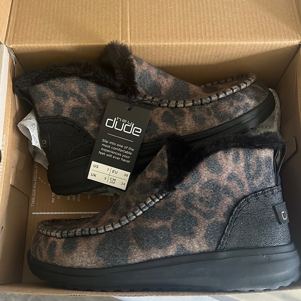 Leopard Hey Dude Shoes